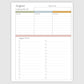 The Academic Horizontal Planner - Stripes