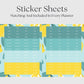 The Academic Vertical Planner - Lemon Drop