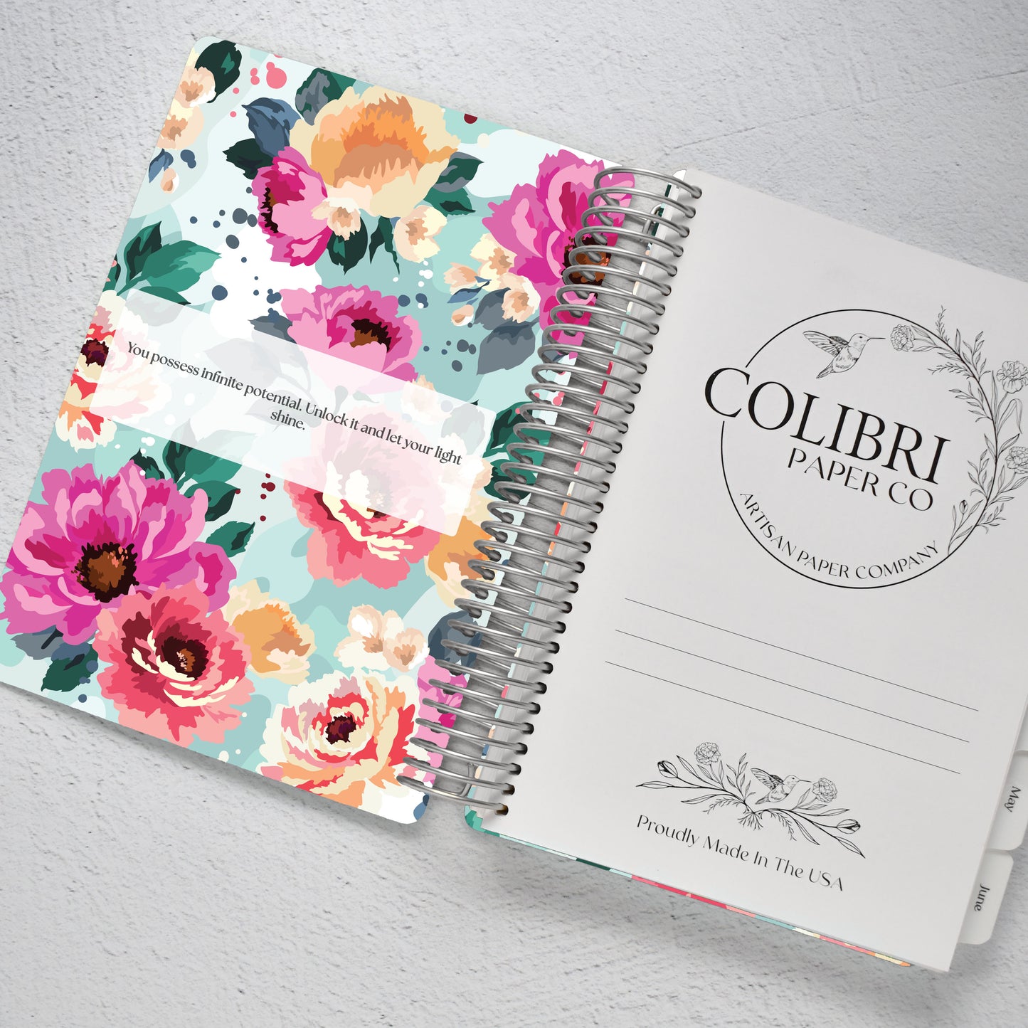 The Works Daily Planner - Begonia