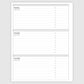 The Academic Horizontal Planner - Hearts
