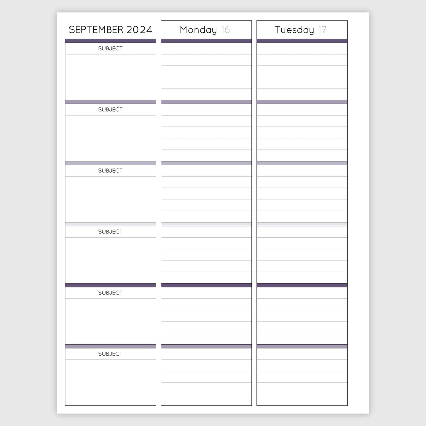 The Teacher Planner - Colibri