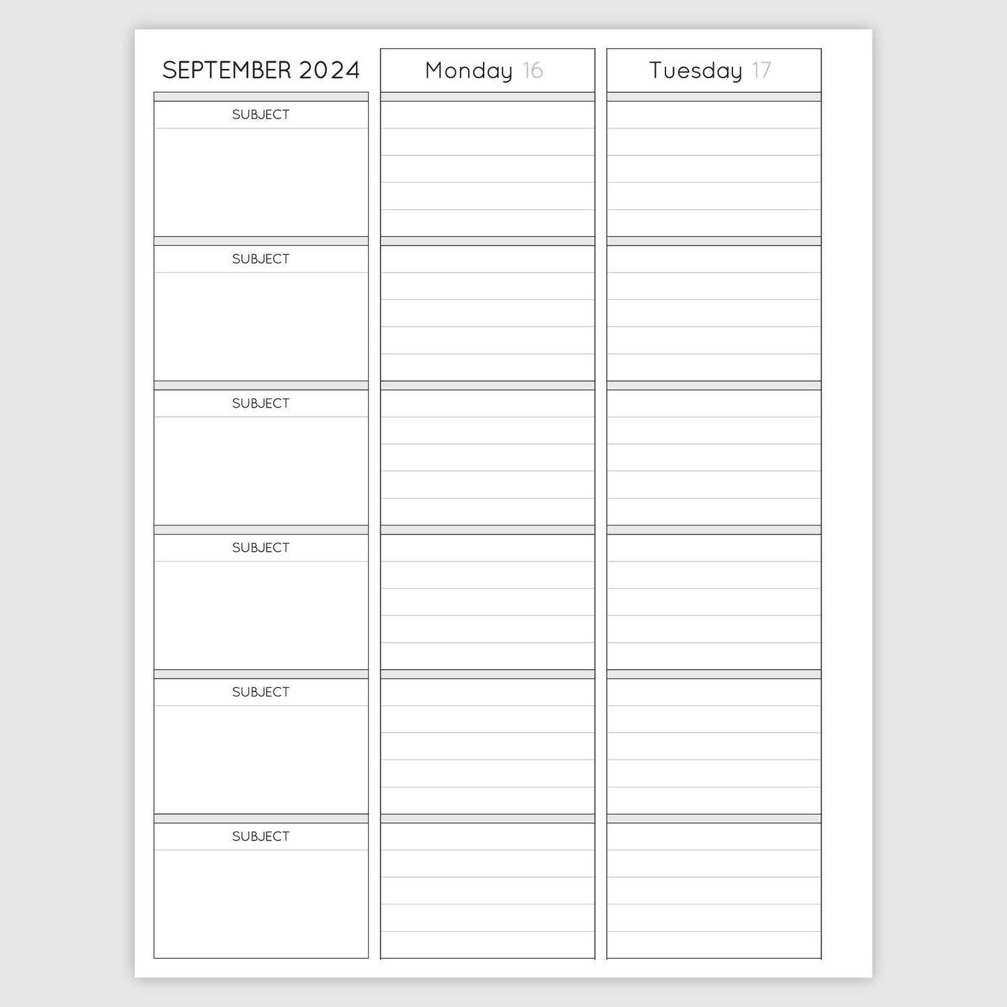 The Teacher Planner - Whimsical