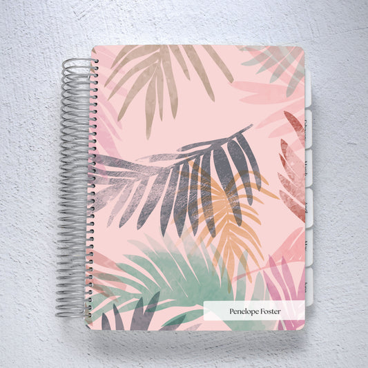 The Works Horizontal Weekly Planner - Palms