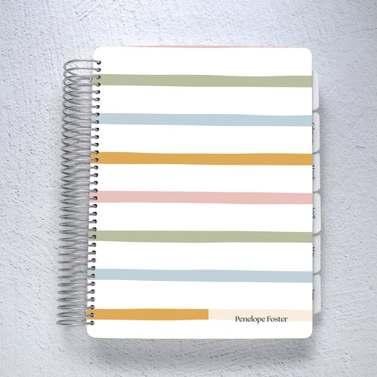 The Academic Vertical Planner - Stripes