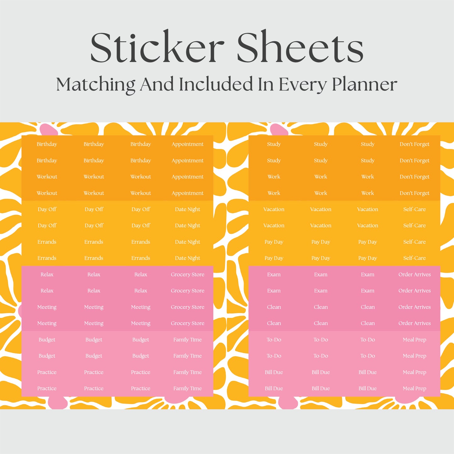 The Works Daily Planner - Citrus Burst