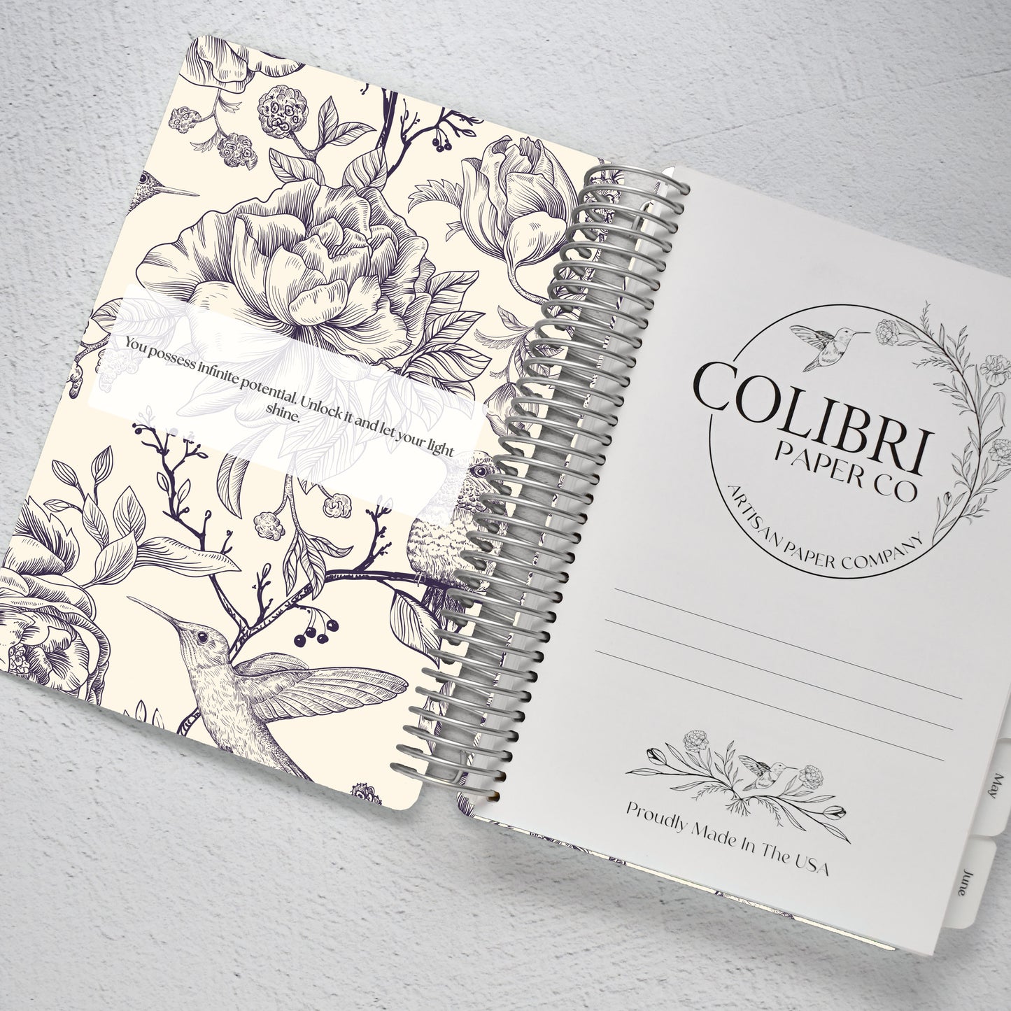 The Works Horizontal Weekly Planner - Colibri