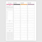 The Works Vertical Hourly Planner - Bliss