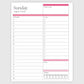 The Works Daily Planner - Coquette