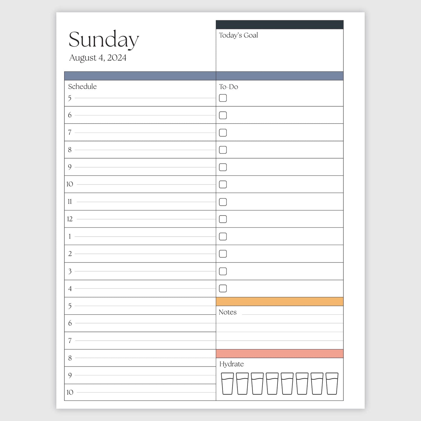 The Works Daily Planner - Hearts