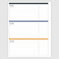 The Academic Horizontal Planner - Hearts