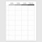 The Academic Vertical Planner - Midnight