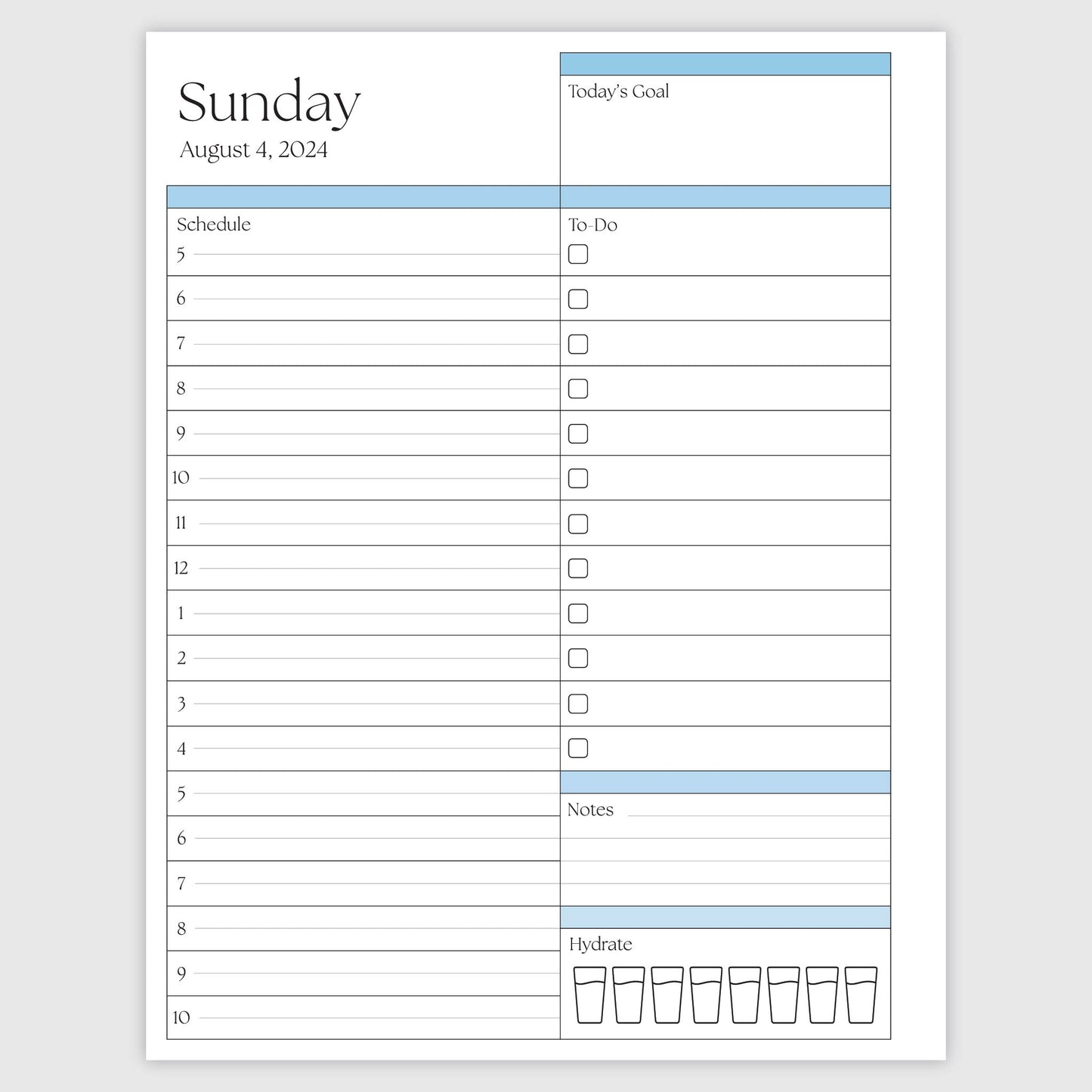 The Works Daily Planner - Oasis