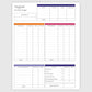 The Works Vertical Hourly Planner - Acrylic