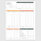 The Works Vertical Hourly Planner - Floret