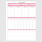 The Academic Horizontal Planner - Coquette