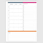 The Works Horizontal Weekly Planner - Begonia