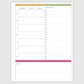 The Works Vertical Hourly Planner - Tulip