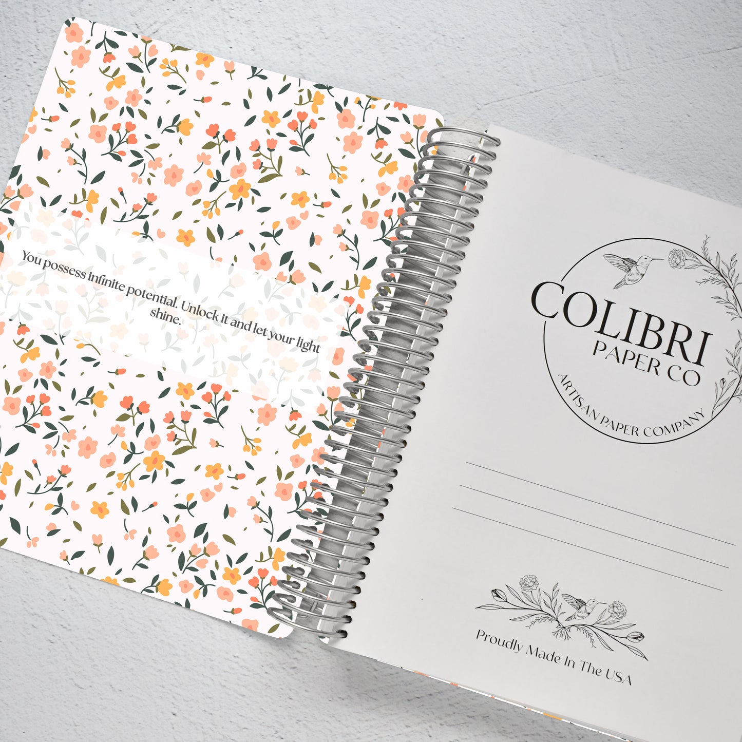The Works Horizontal Weekly Planner - Floret