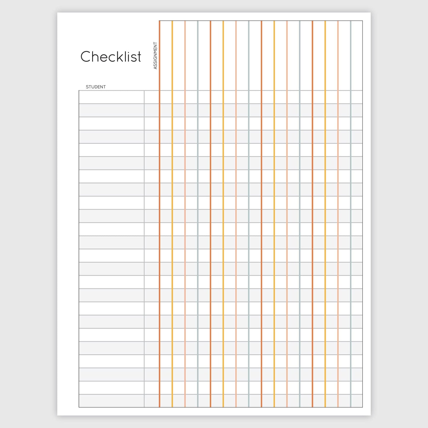 The Teacher Planner - Funky Flora