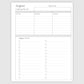The Academic Horizontal Planner - Hearts