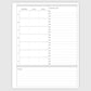 The Works Vertical Hourly Planner - Blooms