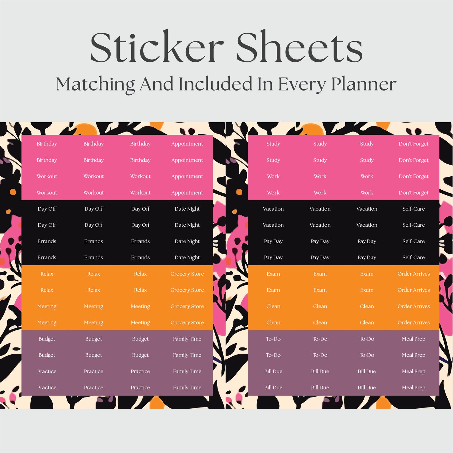 The Works Horizontal Weekly Planner - Bliss
