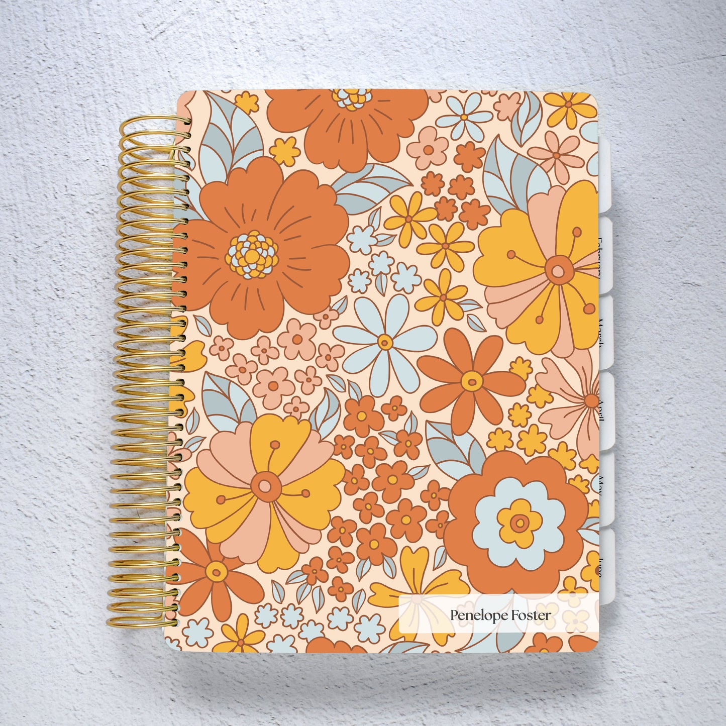 The Works Daily Planner - Funky Flora