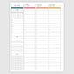 The Works Vertical Hourly Planner - Blooms