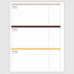 The Academic Horizontal Planner - Poppy