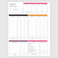 The Works Vertical Hourly Planner - Bliss