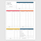 The Works Vertical Hourly Planner - Blooms