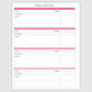 The Academic Horizontal Planner - Coquette