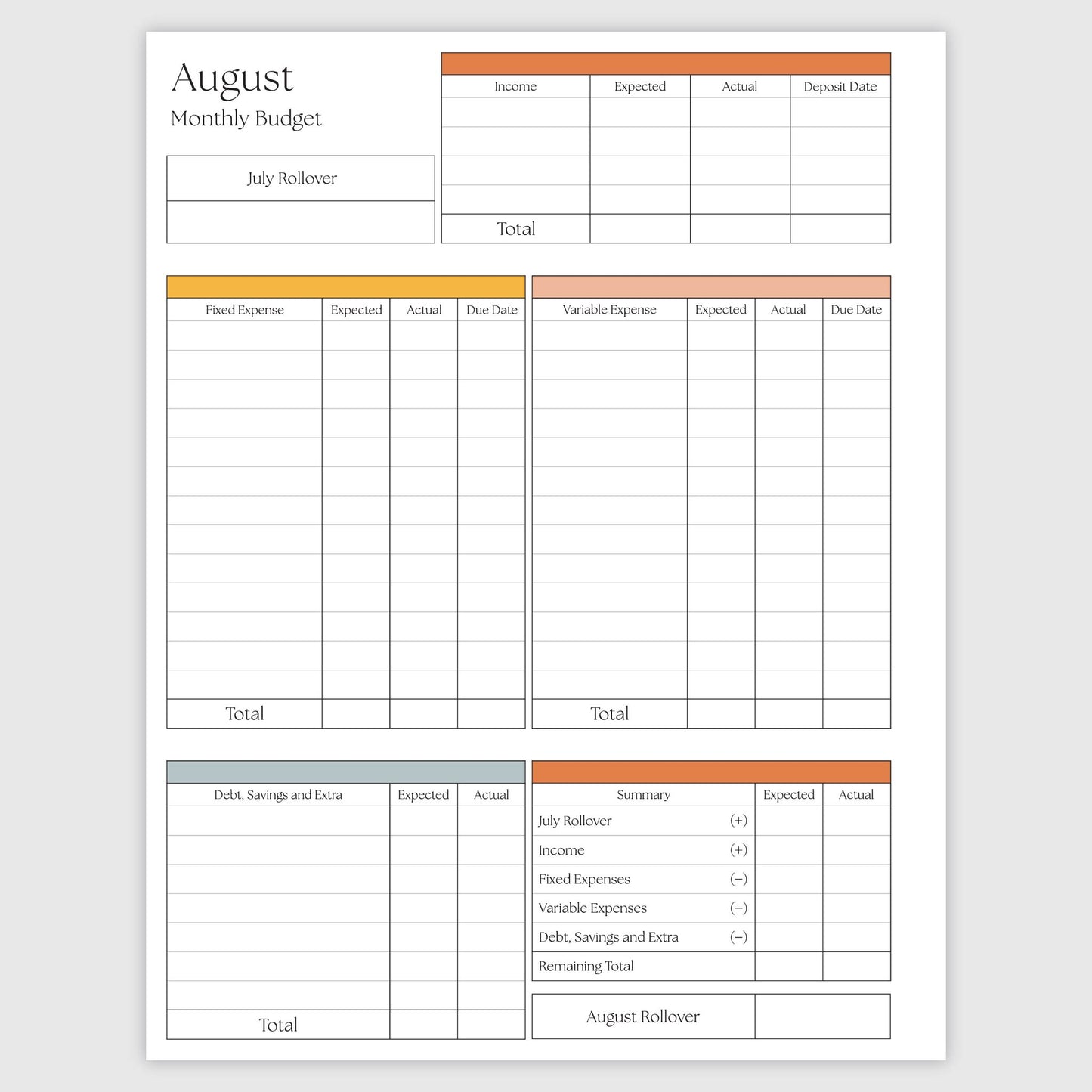 The Works Horizontal Weekly Planner - Funky Flora