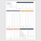 The Works Vertical Hourly Planner - Hearts