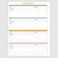 The Academic Vertical Planner - Stripes