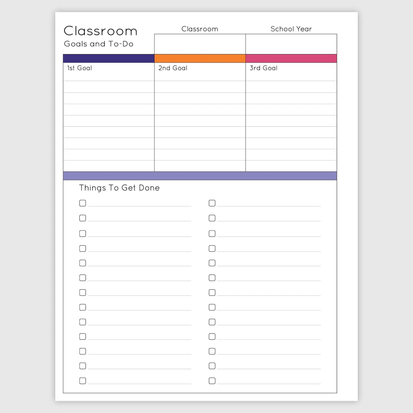 The Teacher Planner - Acrylic