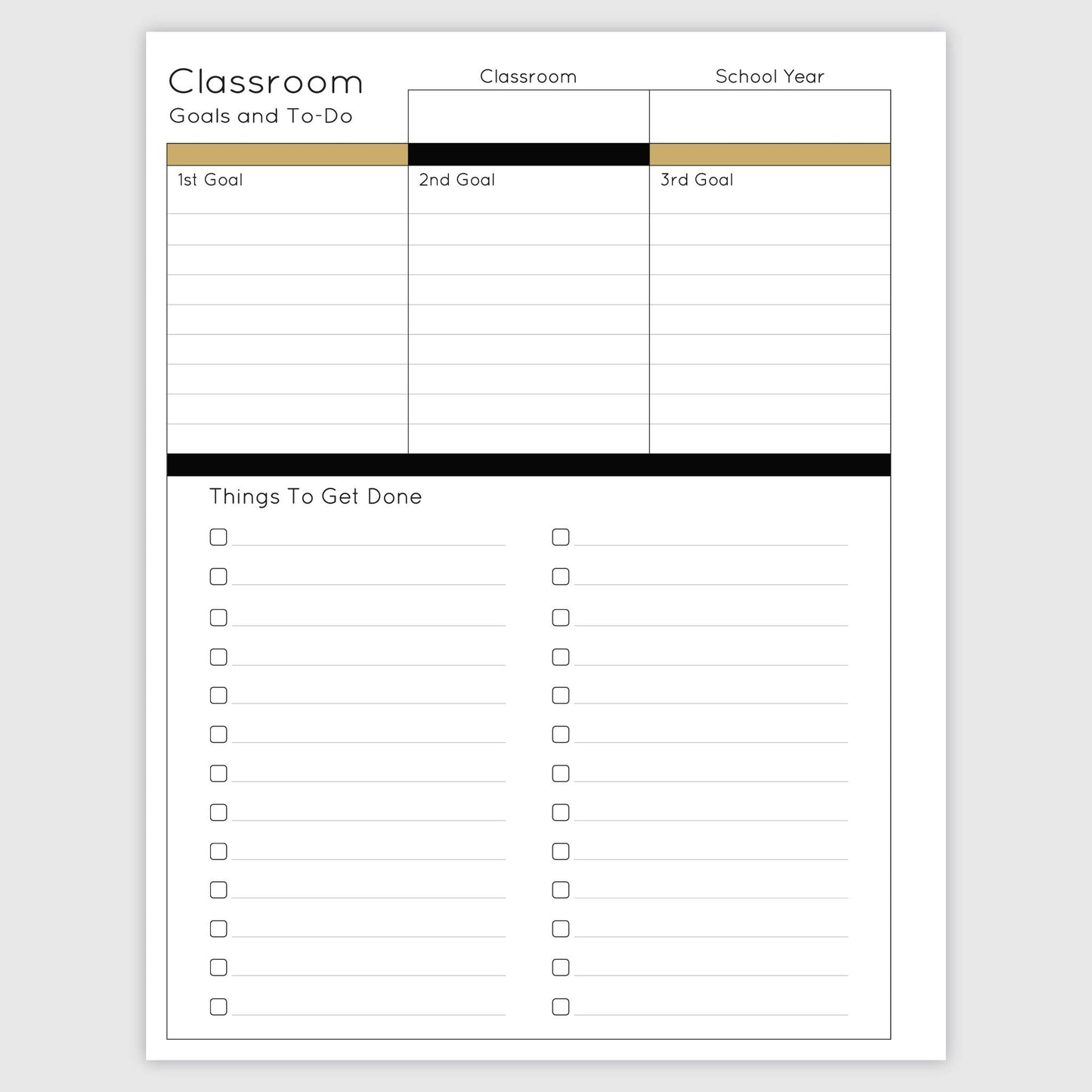 The Teacher Planner - Geo Abstract