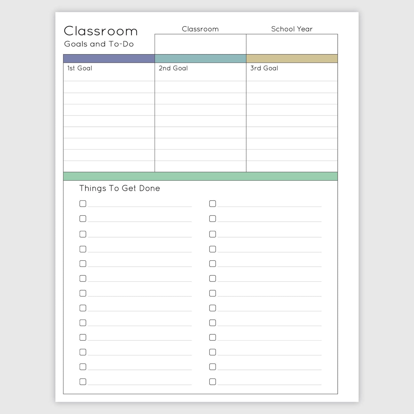 The Teacher Planner - Mariposa