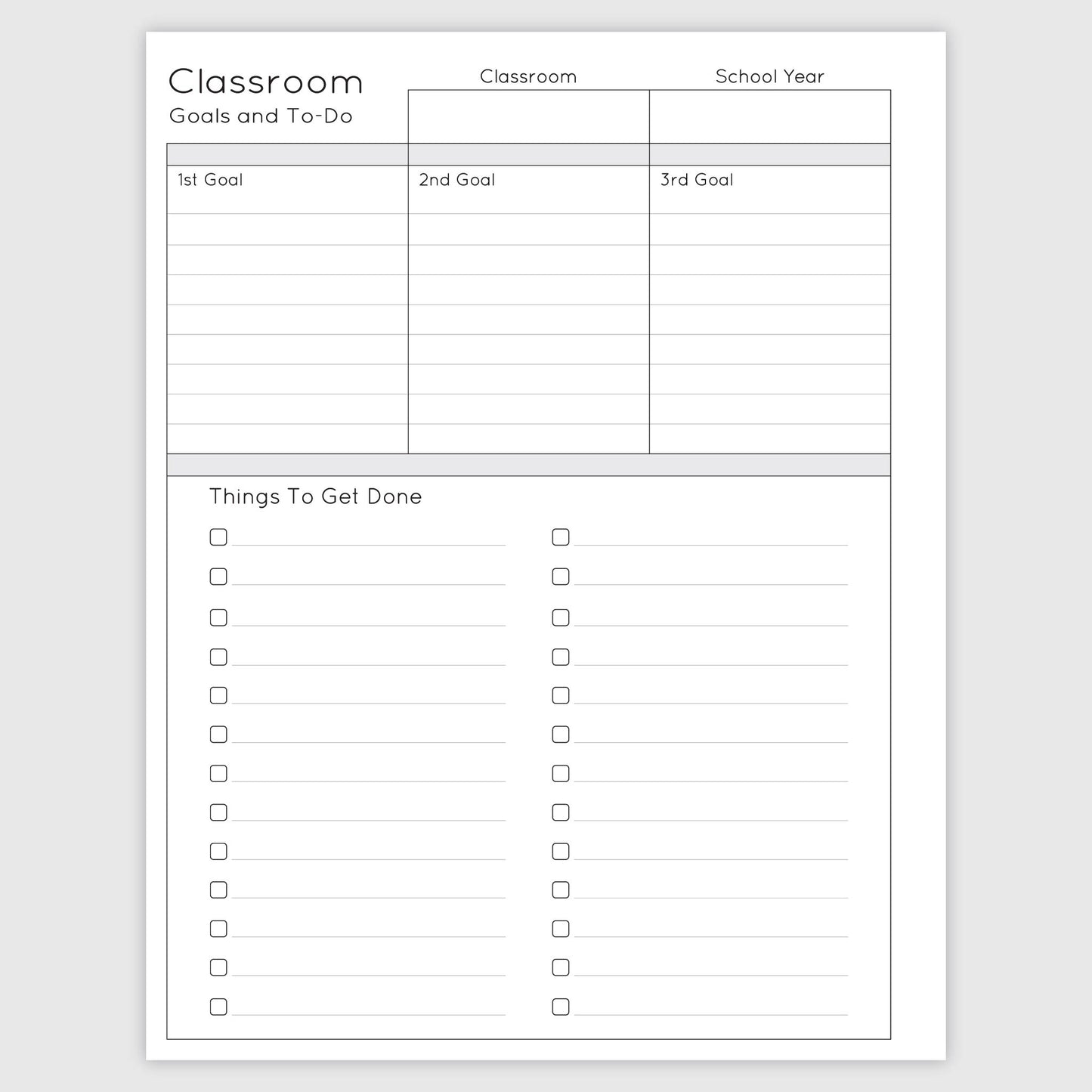 The Teacher Planner - Acrylic