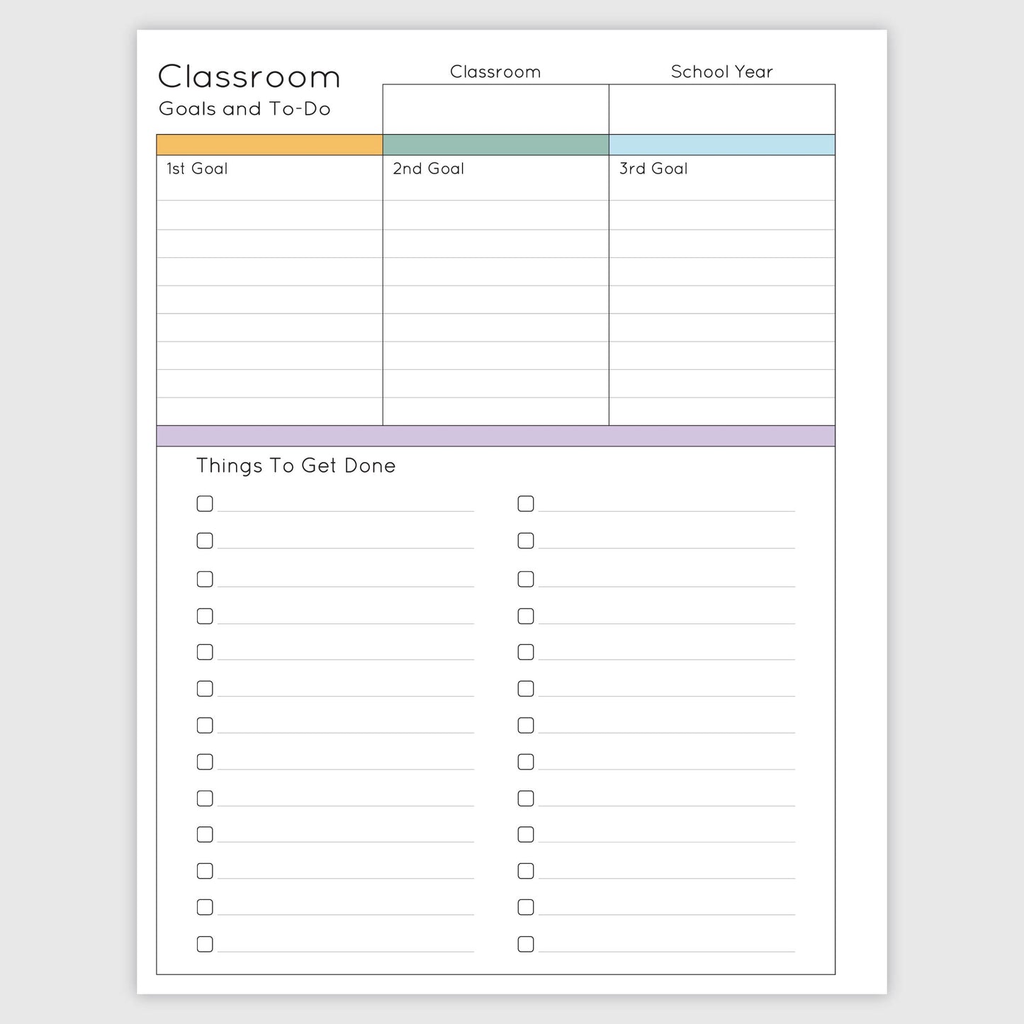 The Teacher Planner - Patchwork