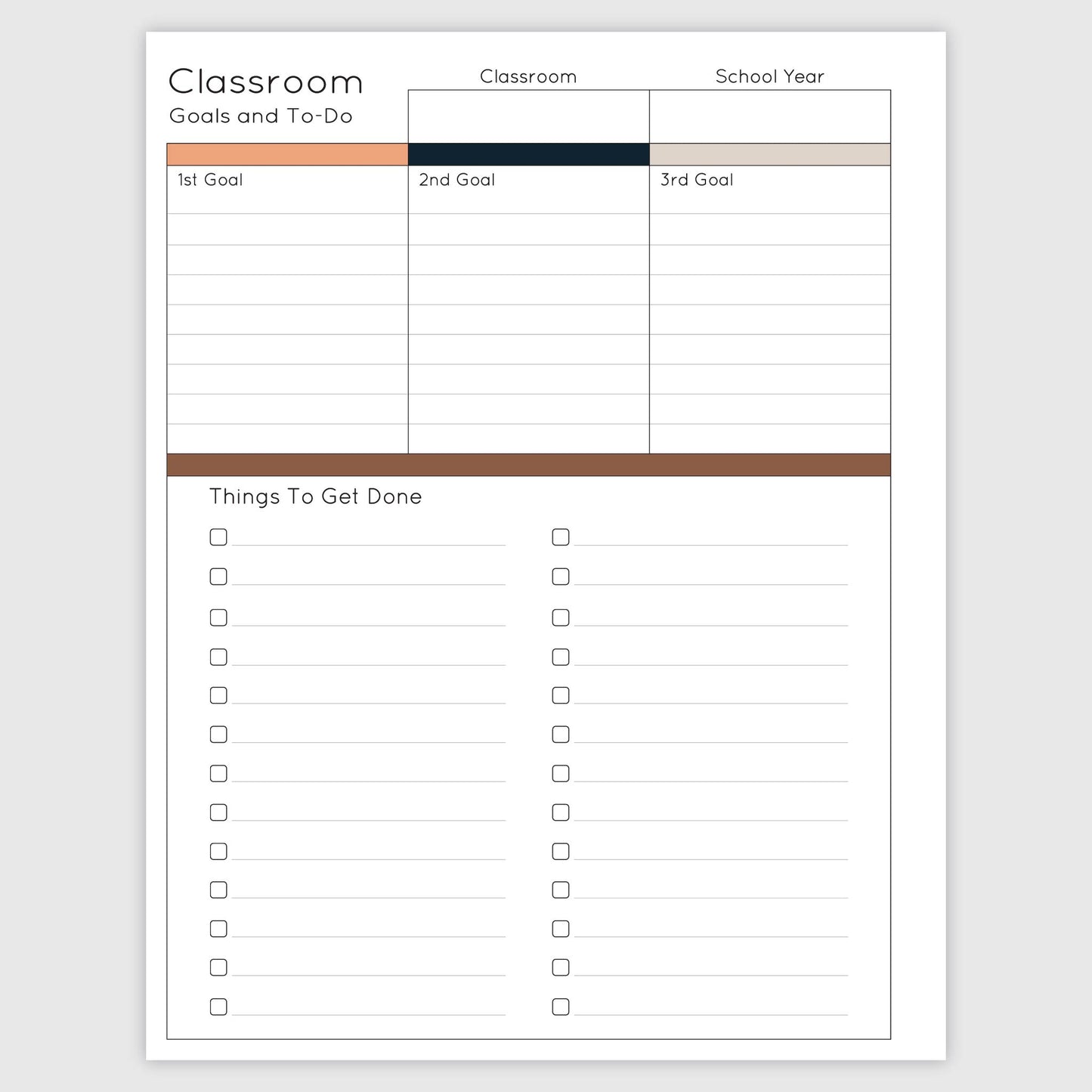 The Teacher Planner - Splattered