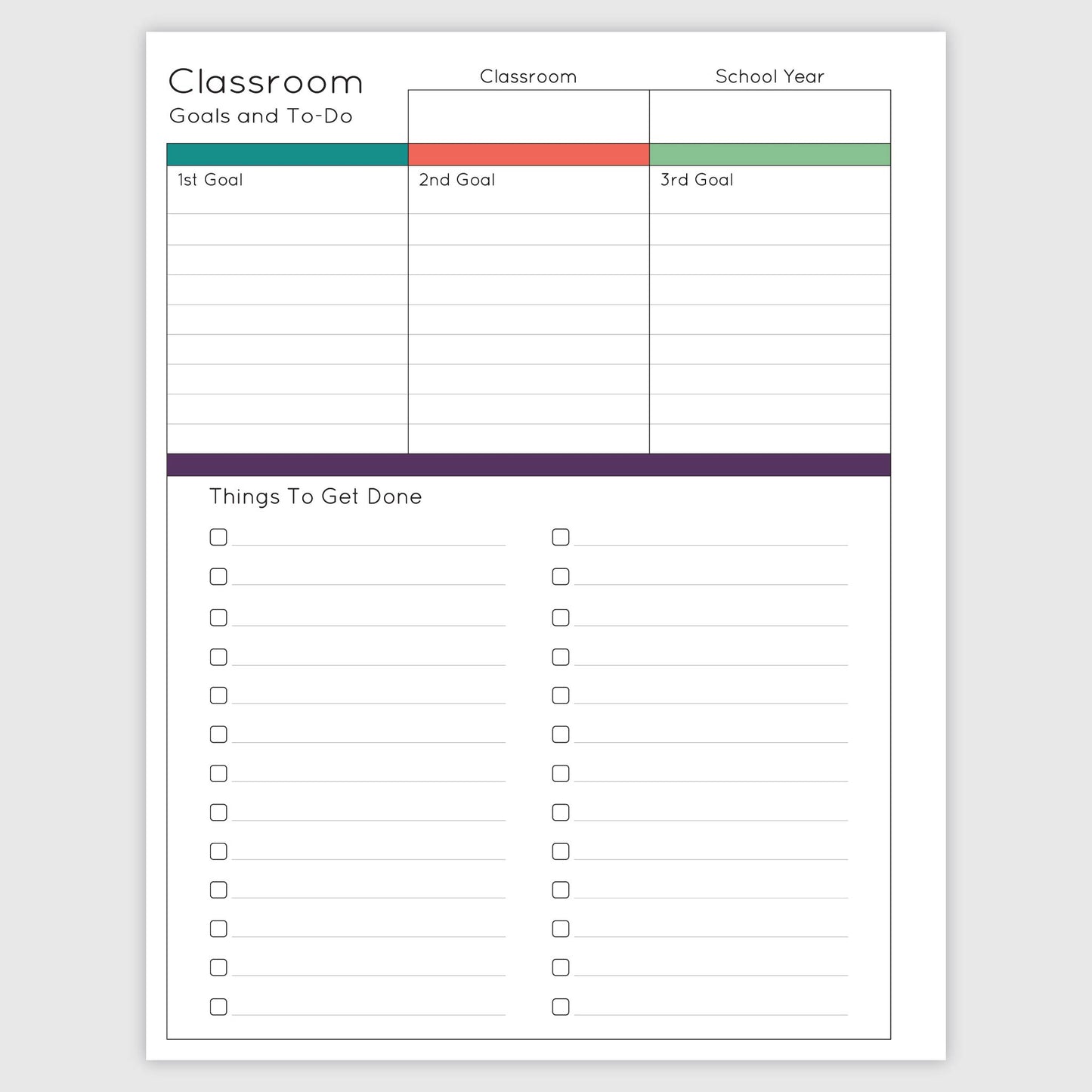 The Teacher Planner - Tropic