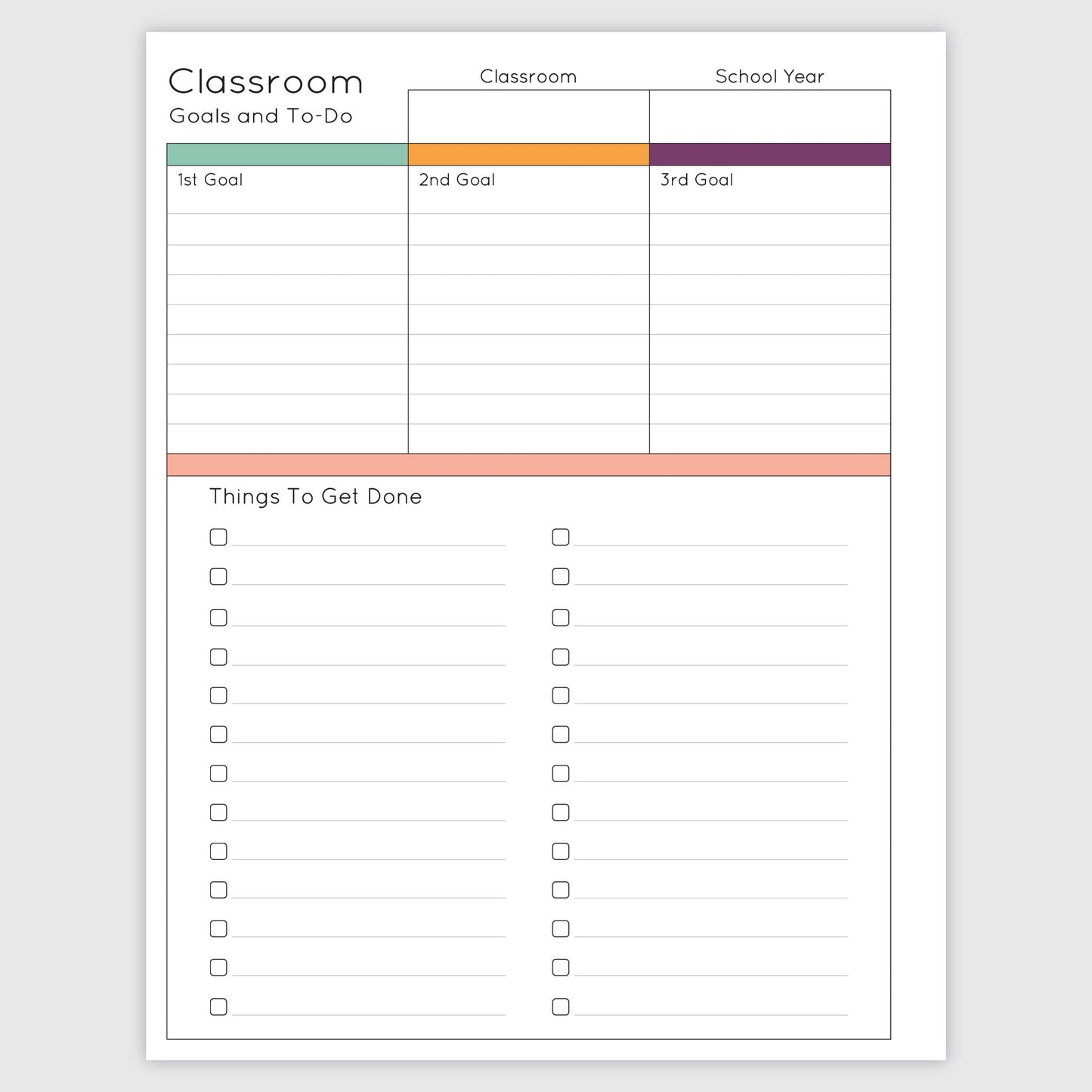 The Teacher Planner - Whimsical