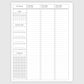 The Works Vertical Weekly Planner - Mariposa