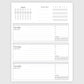 The Works Horizontal Weekly Planner - Emerald