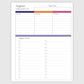 The Works Vertical Hourly Planner - Acrylic