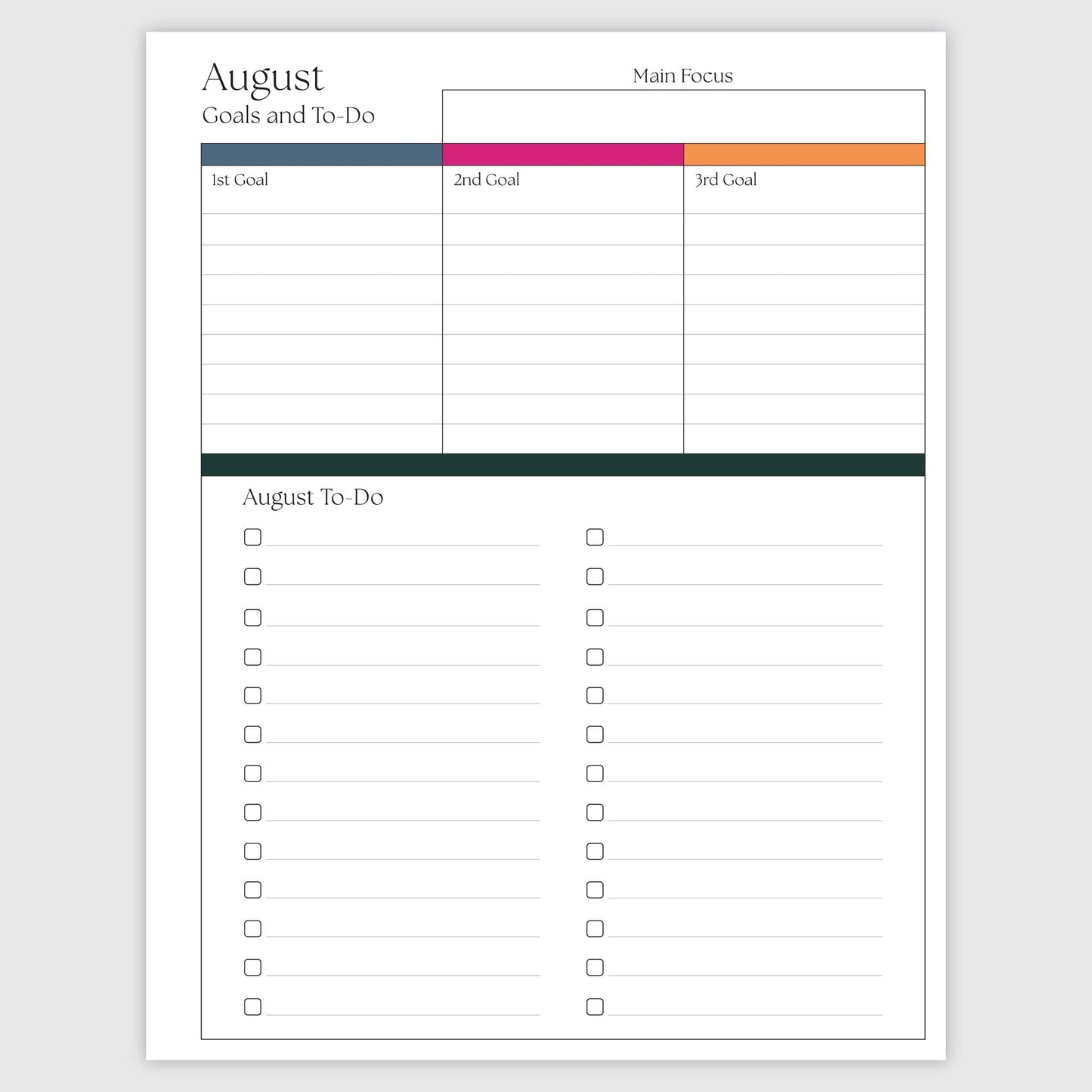 The Works Daily Planner - Begonia