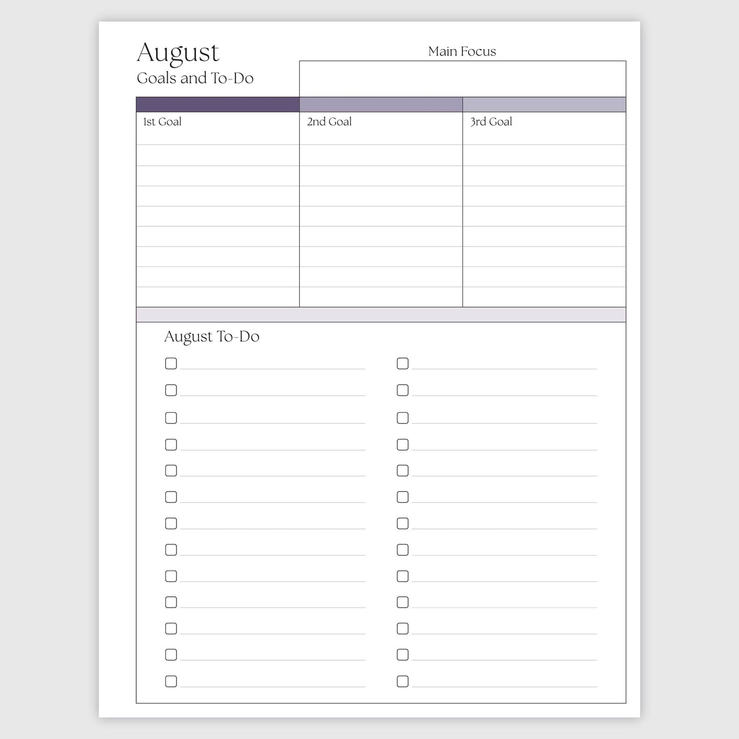 The Works Horizontal Weekly Planner - Colibri