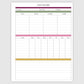 The Academic Vertical Planner - Wildflowers