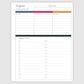 The Academic Horizontal Planner - Begonia